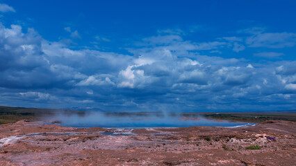 Beeindruckende Geysir in Island /Einzigartige Landschaft