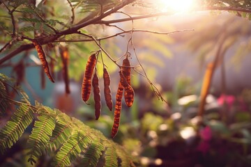 Thai Tamarind Evening Light