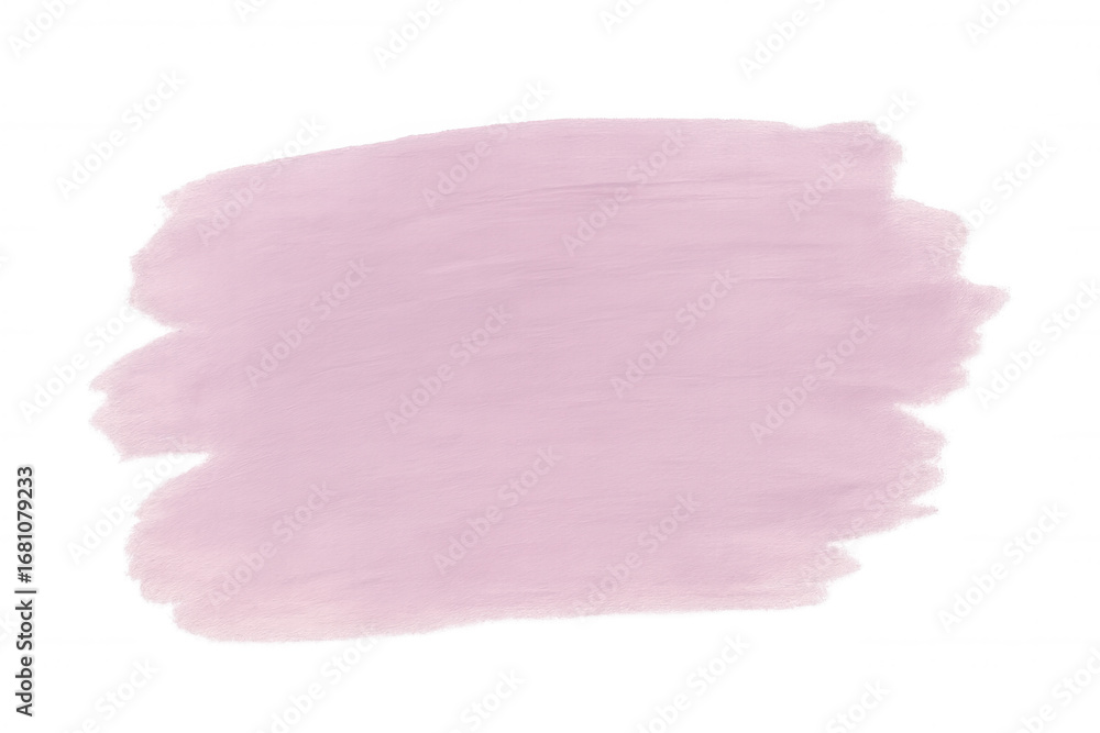 Poster pink paint brush stroke creating textured background with transparent area, offering seamless design