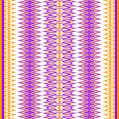 abstract colorful background
A seamless tribal-inspired pixel-art pattern featuring vertical bands of interlocking diamond shapes, zigzag motifs, and checkerboard borders in vibrant purple, orange, 