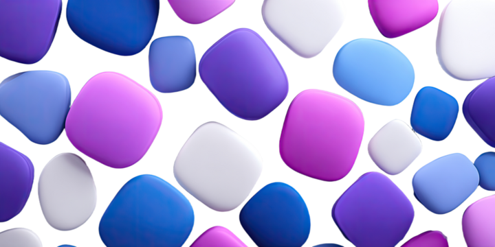 Colorful Rounded Cubes