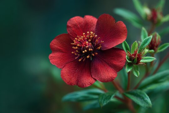 Red cinquefoil Potentilla nepalensis Roxana