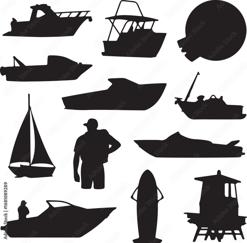 Poster flat design business icon set minimal line art icons collection modern user interface icon pack crea