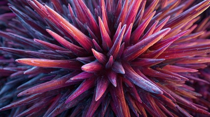 Viral outbreak abstract art, spikes radiating from core, 3D illustration. 