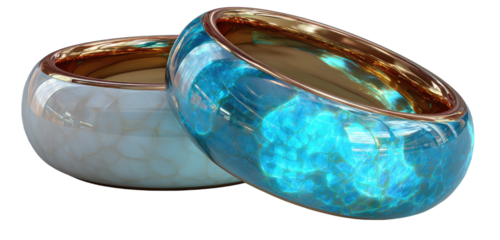Two Decorative Bangles
