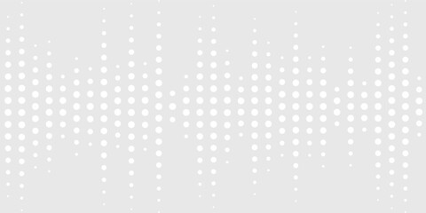 Dot white gray wave light technology texture background. Abstract big data digital concept.	Suit for banner, brochure, presentation and poster