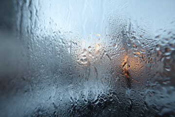 Condensation on the glass s back or surface