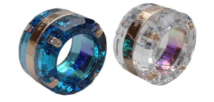 Sparkling Jewel Rings