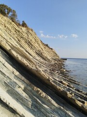 nature, sea, rocks, mountains, cape, summer