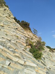 Naklejka premium nature, sea, rocks, mountains, cape, summer