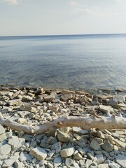 nature, sea, rocks, mountains, cape, summer