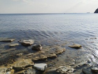nature, sea, rocks, mountains, cape, summer