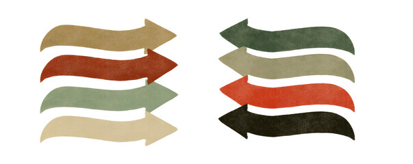 Abstract Arrows Multidirectional