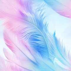 Obraz premium Abstract feather background with soft pastel colors and texture.