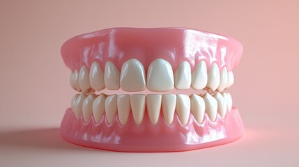 Obraz premium 3D model of a dental prosthesis
