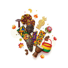 A fun and colorful vector illustration of a cartoon toy ice cream cone with a smiling face celebrating Chinese New Year