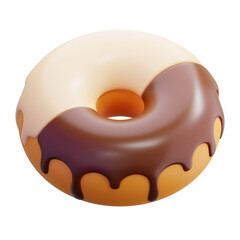 Sweet Donuts 3d illustration