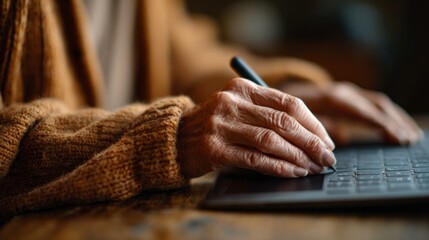 Freelancer designs logo while working remotely at a cozy workspace during daytime hours