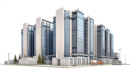Obraz premium modern storey data centre buildings