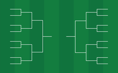 Match schedule playoff in football tournament. Final stage soccer tournament.