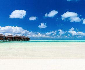 beach with  Maldives
