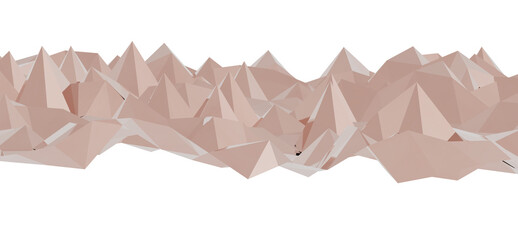 Stunning abstract landscape of low poly mountains. Perfect for backgrounds, textures, and design...