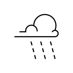 rainy icon vector design template elegant style