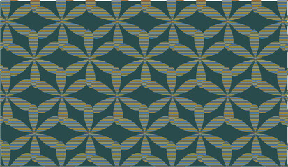 Fototapeta premium Elegant art style pattern art