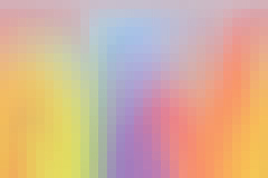 Bright rainbow gradient with pixelated blocks and subtle noise. Modern abstract background for digital design, web, and creative projects