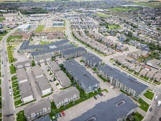 Aerial View of Stonebridge Neighborhood in Saskatoon, Saskatchewan
