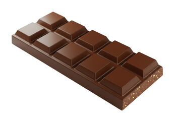 Isolated Chocolate Bar with Nuts ready to eat for snack, candy, dessert or ingredient