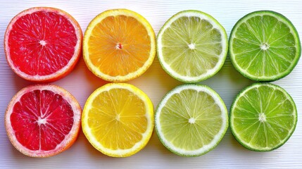 Citrus fruit display kitchen counter food photography bright environment top-down view freshness concept