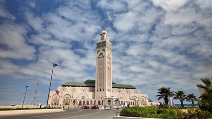 Hassan II Mosque Arches and Moroccan Mosaic Patterns – Casablanca, Morocco  September 3, 2025