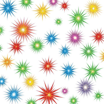 Adobe Ill



Isolated a kinds of colorful shiny starburst background. Vector art with white background..
