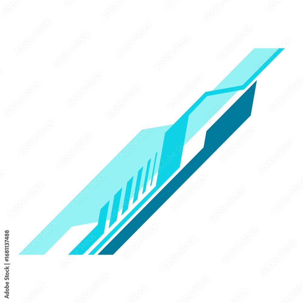 Poster abstract geometric shape pattern