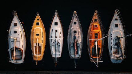 Sailing adventure marina aerial photography evening light serene environment nautical vibes