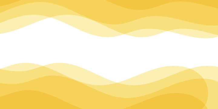 Minimalist banner Modern abstract background with layered yellow waves and smooth flowing shapes. modern creative trendy design