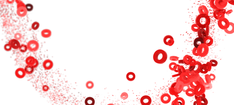 Abstract background with red rings. Perfect for presentations, websites, and more.