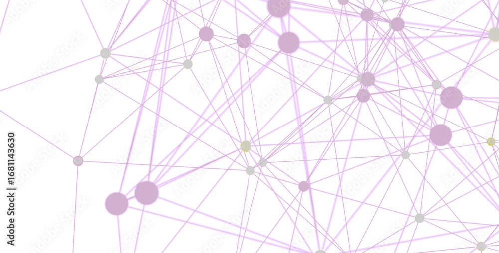 Poster abstract background image featuring a network of interconnected nodes. ideal for tech, communication