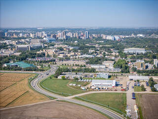 Aerial View of University of Saskatchewan Lands Management Area in Saskatoon