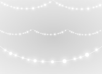 Seasonal Shine Star Texture Transparency – PNG Christmas Garland with Bright Glow, Festive Ribbon and Holiday Background