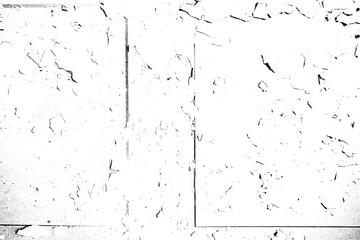 Abstract grunge black and white distressed texture torn crumpled industrial overlay background
