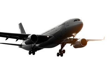 Obraz premium Powerful jetliner poised for takeoff, symbolizing global travel, ambition, and modern aviation.