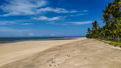 A peaceful walk along Bainema Beach offers stunning blue views of the Atlantic surrounding Boipeba...