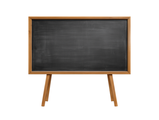 black board isolated on transparent White background png