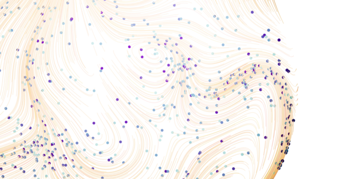 High-resolution abstract background image featuring swirling lines and scattered dots in pastel colors. Ideal for websites, presentations, and more.