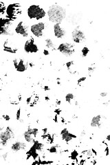 Abstract grunge black and white distressed texture torn crumpled industrial overlay background
