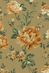 vintage floral background