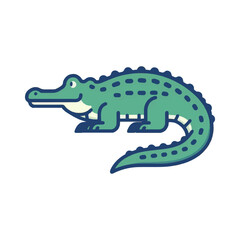 
crocodile illustration design