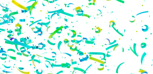 Festive confetti background perfect for celebrations, parties, and events.  Bright, vibrant colors on white.